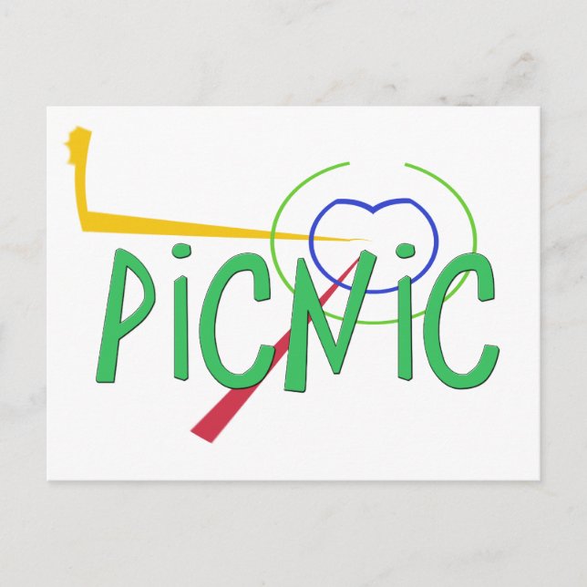 Funny Acronym- PICNIC Postcard (Front)