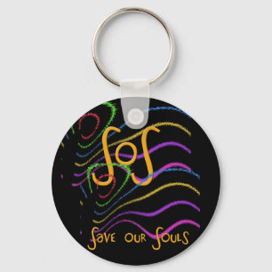Funny Acronyms- SOS Keychain