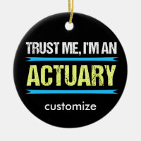 Funny Actuary Custom Christmas