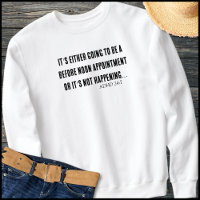 Funny ADHD Quote Simple Black Typography