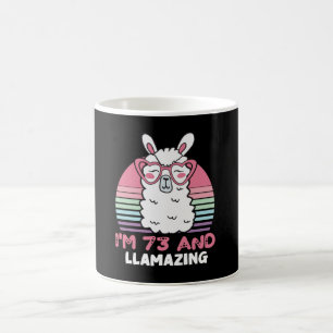 Funny Adorable Llama 73rd Birthday Gift For Women Coffee Mug