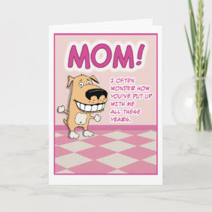 Funny Adorable Mother's Day Card