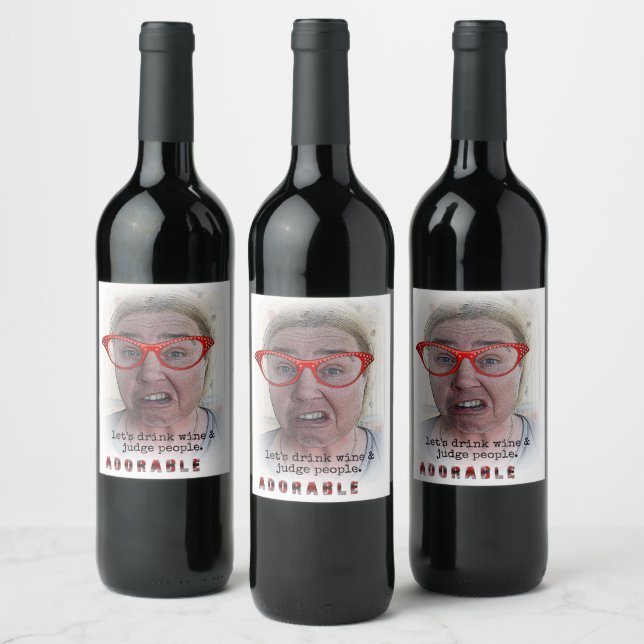 Funny Adorable Wine Labels! Wine Label (Bottles)
