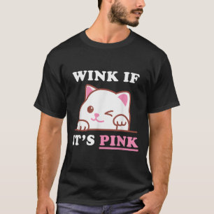 Funny Adult Humour Cute Cat Cool Pink Shocker Dirt T-Shirt