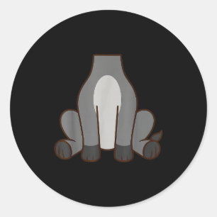 Funny Adult Kids Men Women Costume Classic Round Sticker