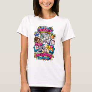 Funny Adulting Deciding What to Eat Quote T-Shirt
