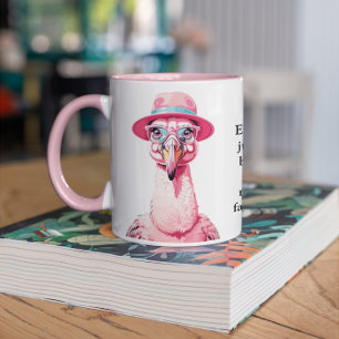 Funny Advice From A Flamingo Mug