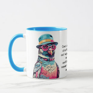 Funny Advice From A Pigeon Mug