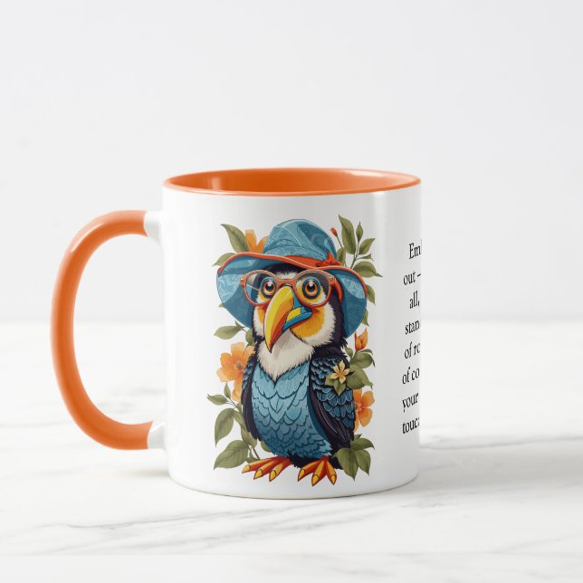 Funny Advice From A Toucan  Mug (Left)