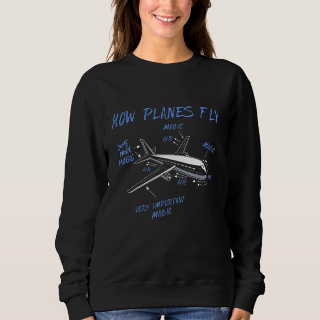 Funny Aerospace Engineer  Aerospace Engineers Aero Sweatshirt (Front)