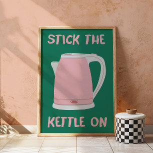 Funny Aesthetic Tea Lover Gift Tea Poster