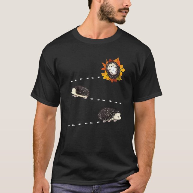 Funny African Bellied Hedgehog Costume Cute Hedgeh T-Shirt (Front)