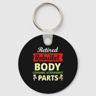 Funny After Hip Surgery Recovery Bionic Hip Replac Keychain