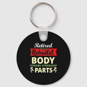 Funny After Hip Surgery Recovery Bionic Hip Replac Keychain