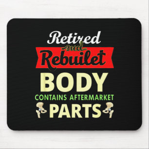 Funny After Hip Surgery Recovery Bionic Hip Replac Mouse Pad
