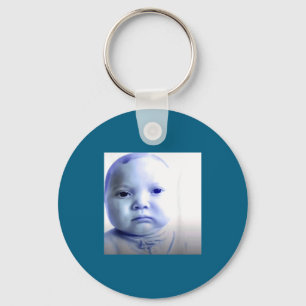 Funny Ai Baby Meme Graphic Illustration Keychain