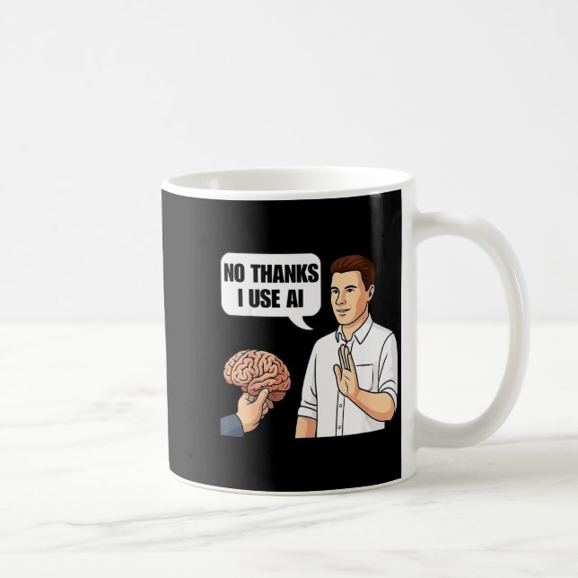 Funny ai  coffee mug (Right)