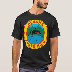 Funny Alaska State Bird Mosquito T-Shirt