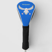 Funny albatross bird flying cartoon personalized
