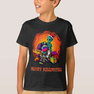 Funny Alien Christmas Shirt _ Merry Kissmy Tank To