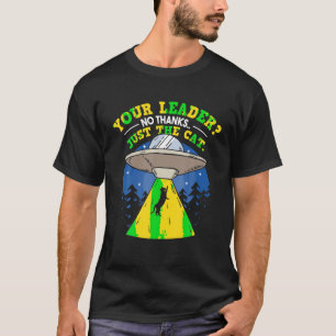 Funny Alien Costume Cat Lovers Just The Cat UFO T T-Shirt