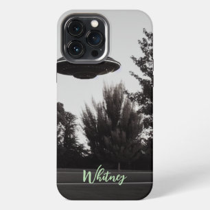 Funny Alien Invasion Retro ufo Sci Fi movie Name iPhone 13 Pro Max Case