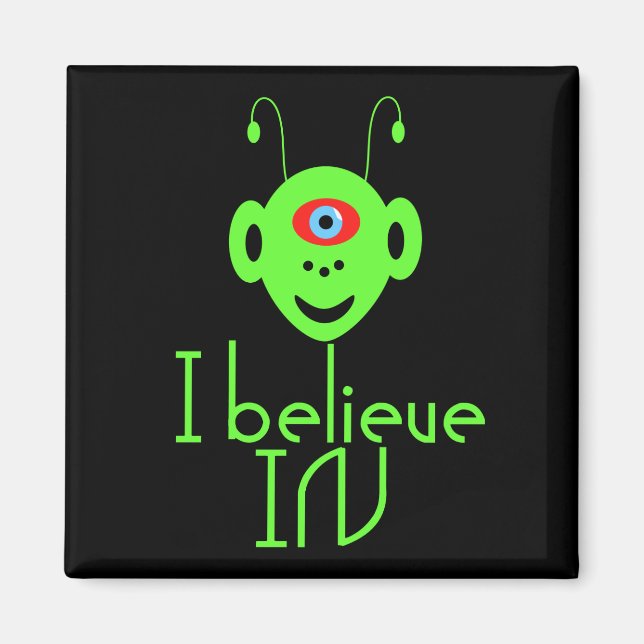 Funny alien monster magnet (Front)