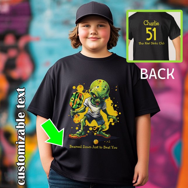 Funny alien pickleball t shirt (Funny alien pickleball t shirt)