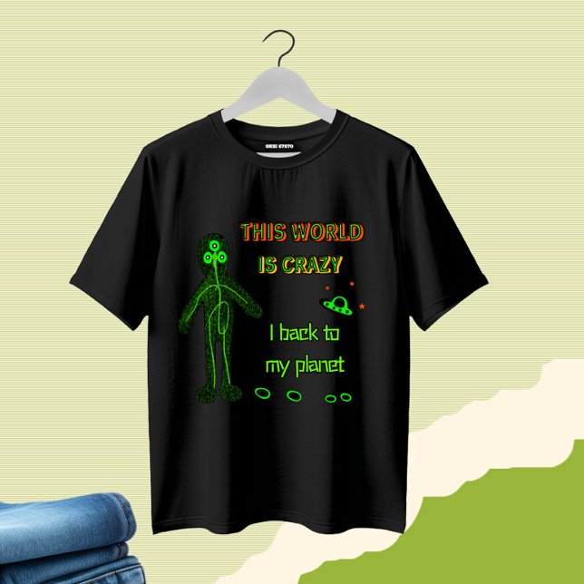 Funny Alien T-Shirt (Creator Uploaded)