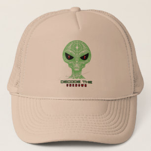 Funny Alien Trucker Hat – UFO Lover Gift