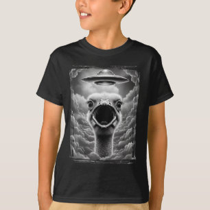 Funny Alien Turkey Ufo Selfie Thanksgiving Men Wom T-Shirt