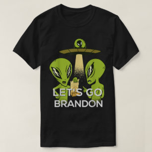 Funny Alien UFO Abduction Design T-Shirt