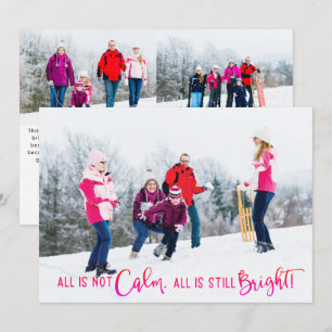 Funny All n'est pas calme Rainbow Holiday Carte ph