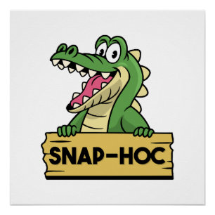 Funny Alligator Lover and Zookeeper Crocodile Poster