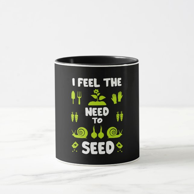 Funny Allotment Gardening Mug (Center)