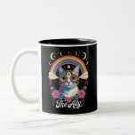 Funny Ally Ca Pride Sunglasses Gay Pride LGBTQ  Two-Tone Coffee Mug<br><div class="desc">Funny Ally Ca Pride Sunglasses Gay Pride LGBTQ</div>