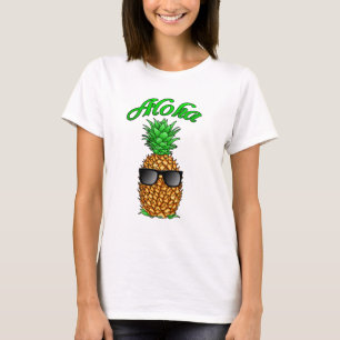 Funny Aloha Hawaiian Pineapple T-Shirt