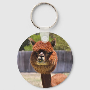 Funny Alpaca Keychain