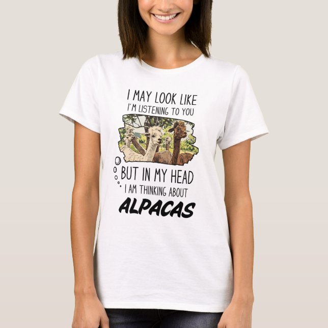 Funny Alpaca Lover  T-Shirt (Front)