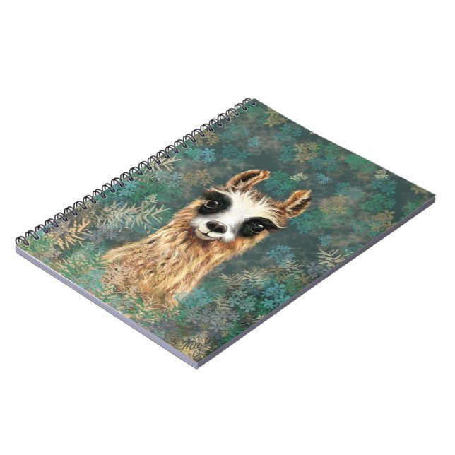 Funny Alpaca Notebook (Left Side)