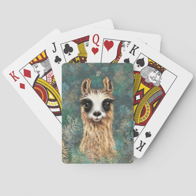 Funny Alpaca Playing Cards (Back)