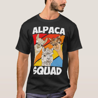 Funny Alpaca T for Alpaca Squad Lovers T-Shirt