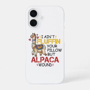Funny Alpaca Wound Llama Nurse Practitioner Gifts iPhone 16 Case