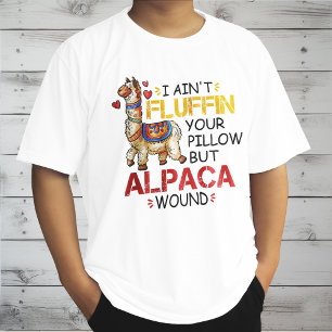 Funny Alpaca Wound Llama Nurse Practitioner Gifts T-Shirt