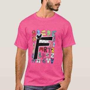 Funny Alphabet A to Z Lore Letter for Kids Boys an T-Shirt