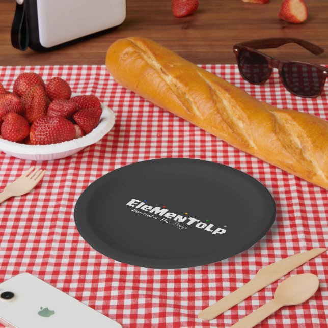 Funny Alphabet Sayings Paper Plate (Picnic)
