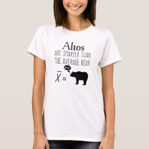 Funny Alto T-shirt - Average Bear