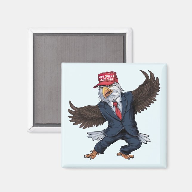 Funny American Eagle  Magnet (Front/Back)