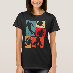 Funny American Football Player Field Game Enthusia T-Shirt