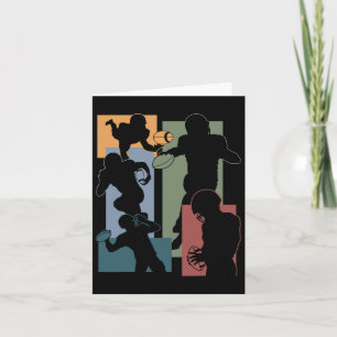 Funny American Football Player Footballer Gaming E Card